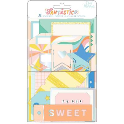 American Crafts Fantastico Die Cuts - Ephemera Stationary